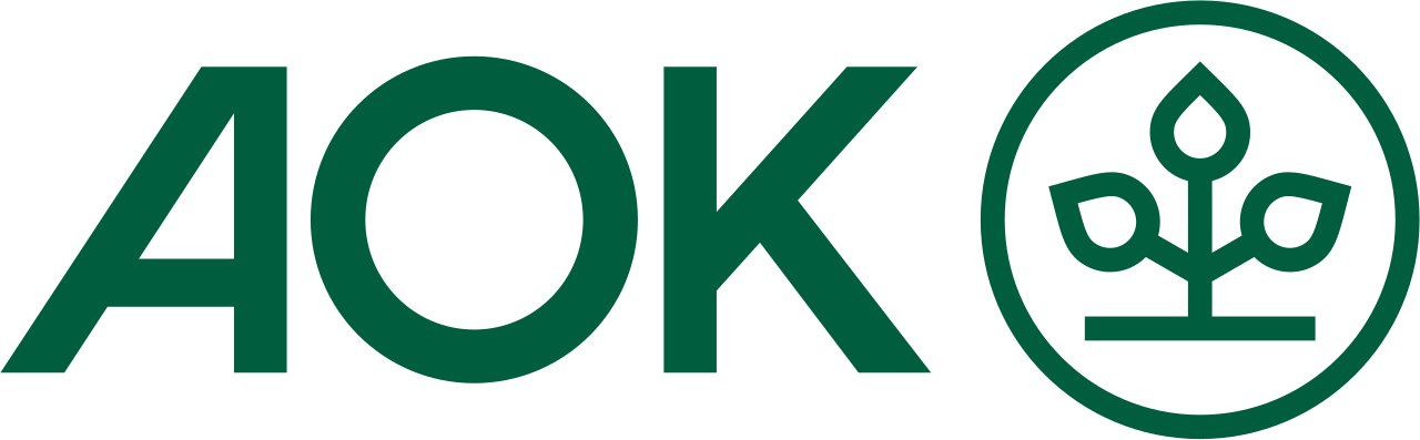 Logo der AOK Krankenkasse